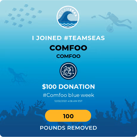 ComFoo Blue Week kampanj i samarbete med TeamSeas