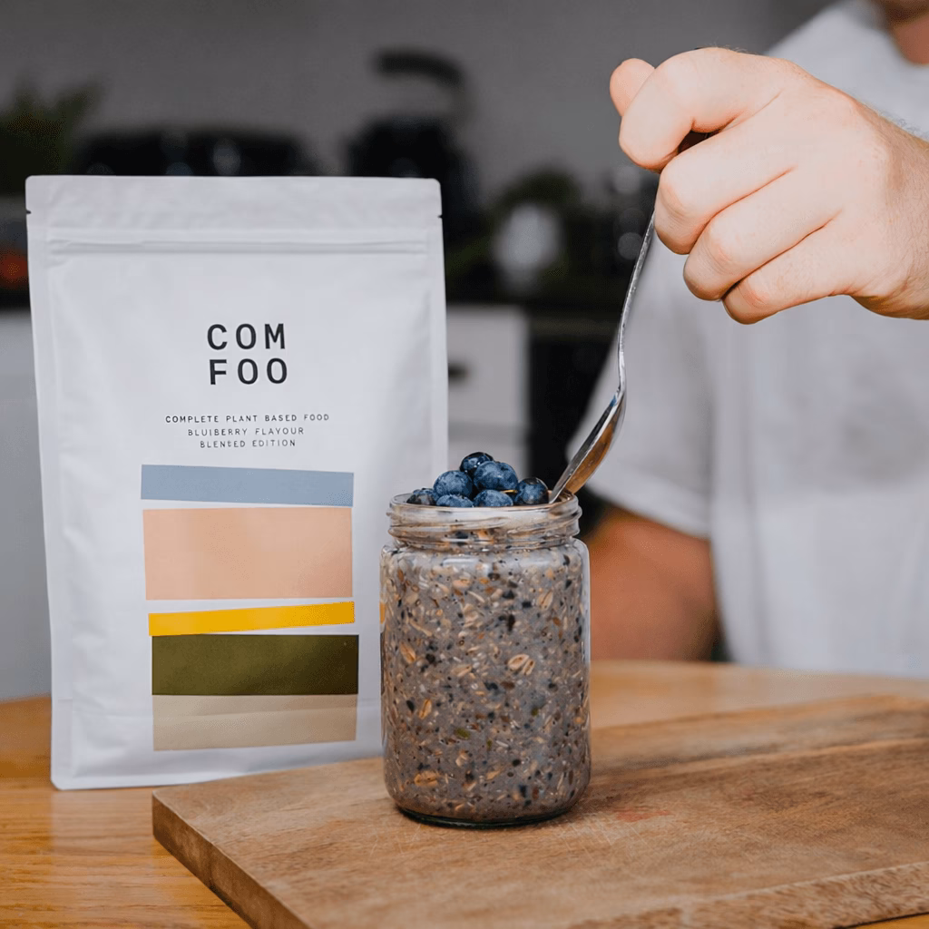 Overnight oats comfoo original blåbär